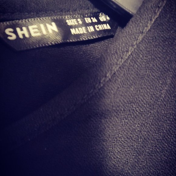 Shein black top with multi color bottom dress, size small - Picture 6 of 7